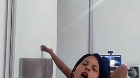 Latina milf subtly exhibits online for guy's pleasure