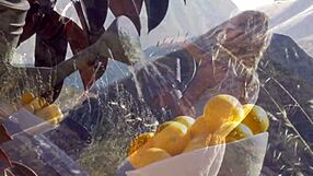 Beautiful Jillian Janson makes herself cum in nature