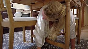 Stuck teacher experiences doggy style fuck in college