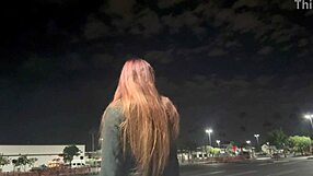 Italian milf artemisia love smokes outdoor in los angeles