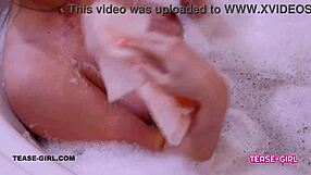 Super Cute Brunette Teen Takes Sexy Bath And Gets Cum