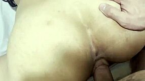 My sister-in-law lies in panties to seduce me for fucking and creampie