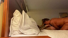 Can you deep throat my big cock in this hotel room?