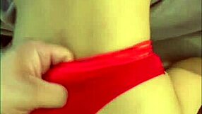 Latina shows her beautiful ass in panties