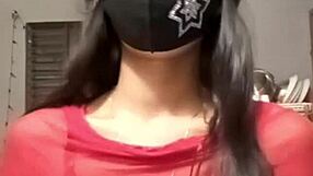 sexy indian girl asks, 'want to watch my live sex video with intense fucking?'. she performs in front of the camera.