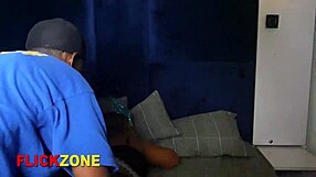 my sweet ebony step sister shows off her lovely pussy for fingering