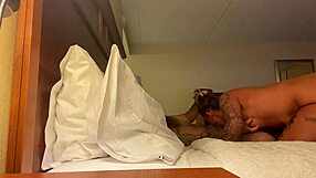 Can you deep throat my big cock in this hotel room?