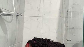 My stepdaughter called me to fix the door in the bath, and I couldn't resist fucking her before my wife came