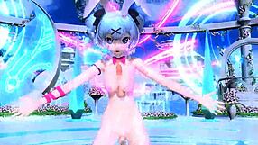 HATSUNE MIKU IN AI NO UTA PROJECT DIVA NUDE MOD RABBIT HOLE COSTUME WITH BIG TITS AND ASS