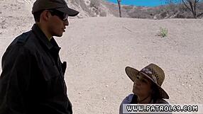 Sweet Paisley Parker Detained For Outdoor Blowjob In Police Uniform