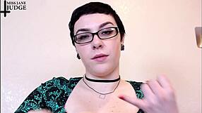 Emotional domination at dinner party with jerk off instructions and cum