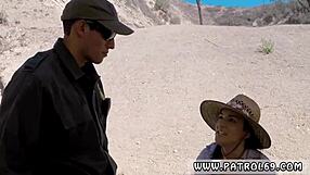 Sweet Brunette Or Fake Cop? Paisley Blows Brazilian