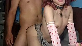 Realfemboy update 167 features a hot shemale crossdressing and getting fucked wildly!