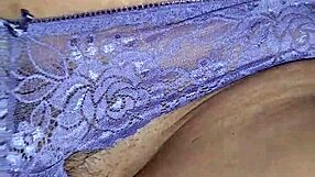 Vered wifey says, 'let's play in the bedroom with purple lingerie'