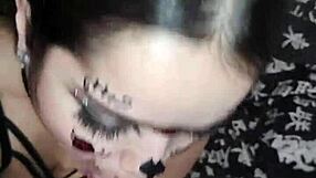 Wellington Prado Enjoys Deepthroat Blowjob On His Big Veiny Cock, Smearing Face With Cum