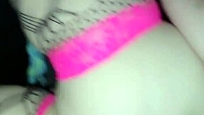 White Girl Teasing Her Ass for Big Black Cock