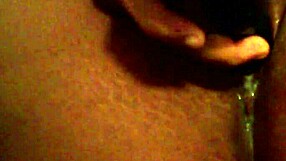 Big Booty Red Bone Showcasing Her Ass and Pussy in Wet Scene