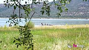 Natali Quinn is looking for public fucks she finds her target in the swamp