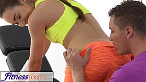 Fitness Rooms Teen Babe Gets Fucked in Anal After Her Sweaty Yoga Workout