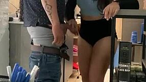 I fucked the hot Latina contractor hard in the bedroom