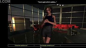 Office Party Game Ends with Sophie in Shaved Pussy Action