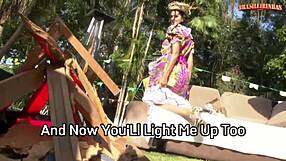 Young Latina Hottie Fucked By Big Black Cock