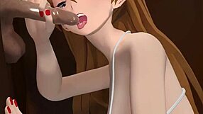 Glory hole with big tits young pussy oral and cum in mouth