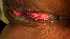 Big Booty Red Bone Showcasing Her Ass and Pussy in Wet Scene