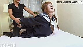 In this video, Yuuki Tsukamoto gives a full interview before having hot sex