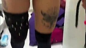 Check out the behind the scenes footage from Nemesi's Spermaparty set.