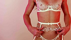 Sheer Nude Lingerie Try On Featuring Hannahjames710 in See Through Outfit