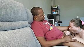 BBW Experiences Cumshot from Big Black Cock in Interracial Fat Encounter on May 2.