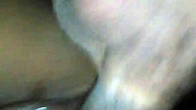 narrative of ebony beauty taking monster cock deep in wet pussy until creampie fills her