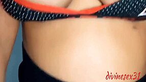 Oh wow, horny ebony and latina neighbors go hardcore in homemade lesbian fucking with wet pussy action 😏