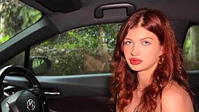 i feel so alive giving the best blowjob in the car with that cute teen