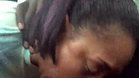 Ebony Slut Delivers Sloppy Public Blowjob In Car!
