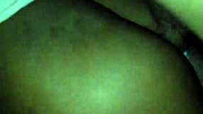 narrative of ebony beauty taking monster cock deep in wet pussy until creampie fills her