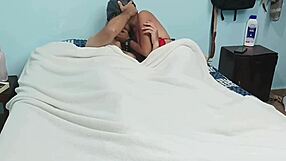 What a Sweet Stepsister I Love Fucking Her in Bedroom with Cuckold Action