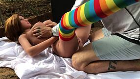 Intense Anal Action With Student Sex Toy