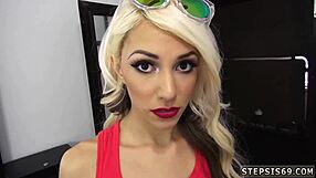 Teens get busted for hardcore POV anal with the suspended step sis!