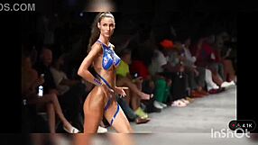 Swim Suit Runway Black Tape Edition