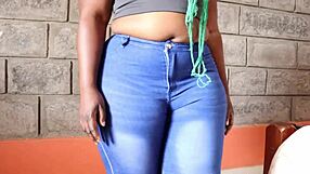 Super thick young 18+ bbw Jennifer Bumbum craves a hardcore fucking session with intense black action.