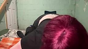 Emo Fan Used Roughly With Deepthroat And Facial