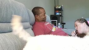 BBW Experiences Cumshot from Big Black Cock in Interracial Fat Encounter on May 2.