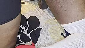 Abw wife in costumes gets anal toys and cum covered by ebony husband in homemade femdom