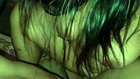 my colombian teacher shares a sweet moment with me until reaching a delightful peak