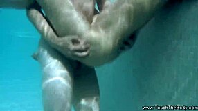 she gently massages her white lover in an outdoor setting with relaxing intimate touches from the asian couple