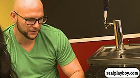 Lovely babe flashed natural tits and ass for cash in reality