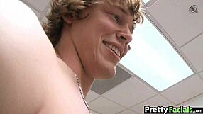 hey redhead slut giselle leon take this facial 1 2 3