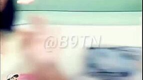 dancing gulf girls at home on shilat with fun gulf teasing - gulf girl dances with body